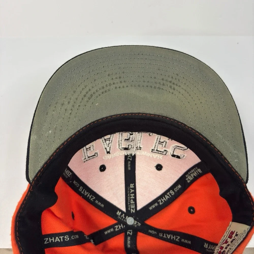 Vintage Carson Newman‎ Eagles Trucker Hat Mens Snapback Adjustable Orange